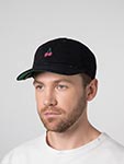 Бейсболка DJINNS арт. Dad Cap DNC Cherry (иссиня-черный)